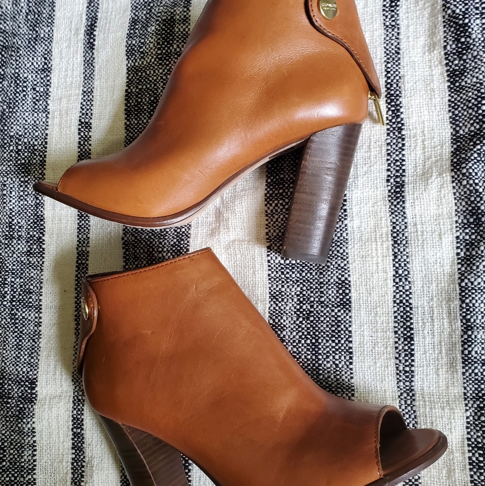 Coach Leather Booties
